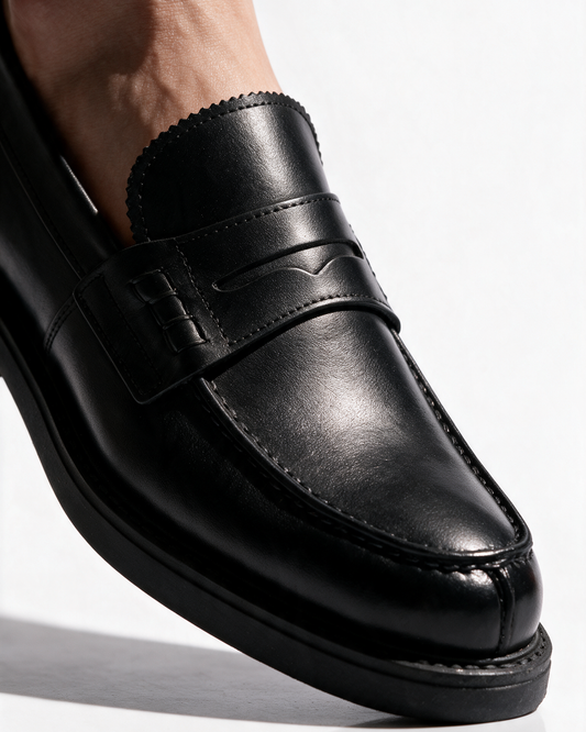 Mocassini in Pelle - Nero - Arconero