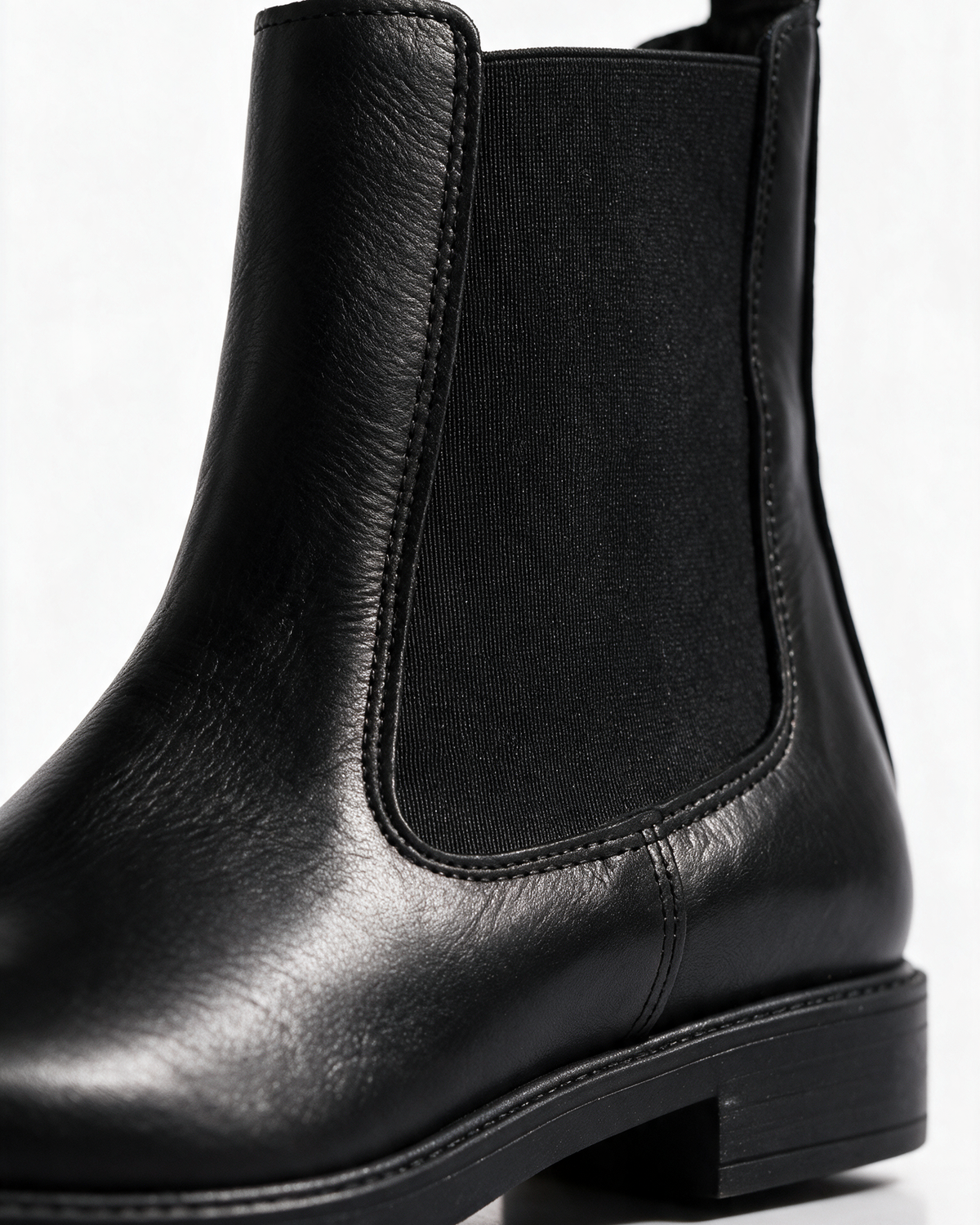 Stivaletti Beatles Donna in Pelle - Nero - Arconero