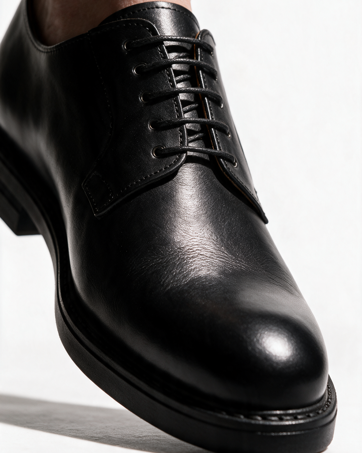 Stringate Derby in Pelle - Nero - Arconero