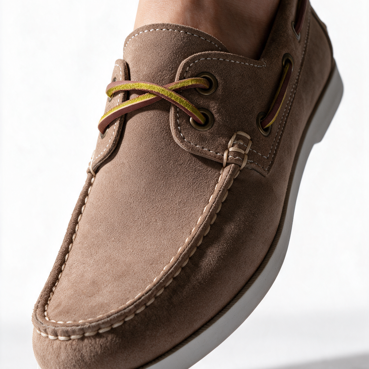 Mocassini Barca Donna Camoscio - Taupe - Arconero