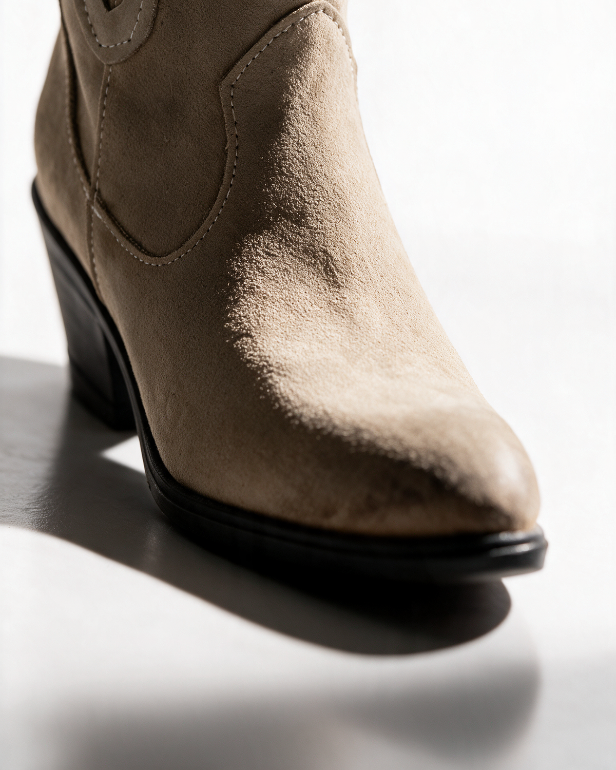 Stivaletti Donna Texani - Taupe - Arconero