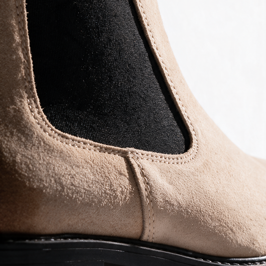 Stivaletti Beatles Donna in Camoscio - Taupe - Arconero