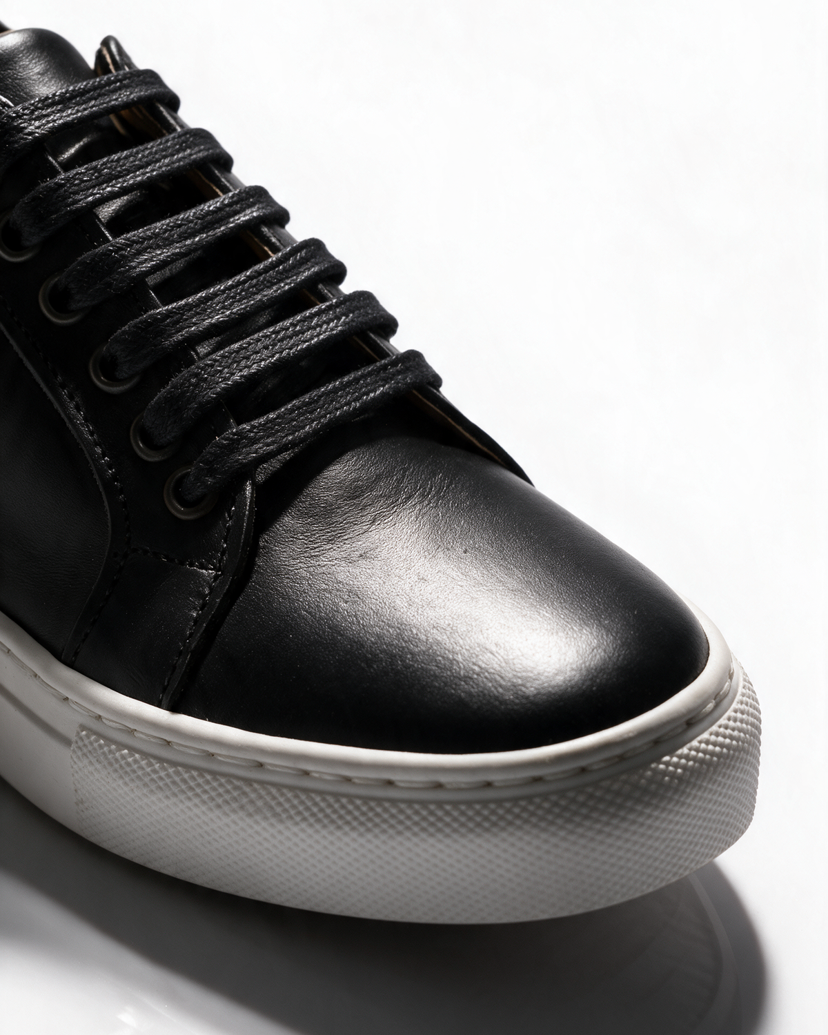 Sneakers Uomo in Pelle - Nero - Arconero