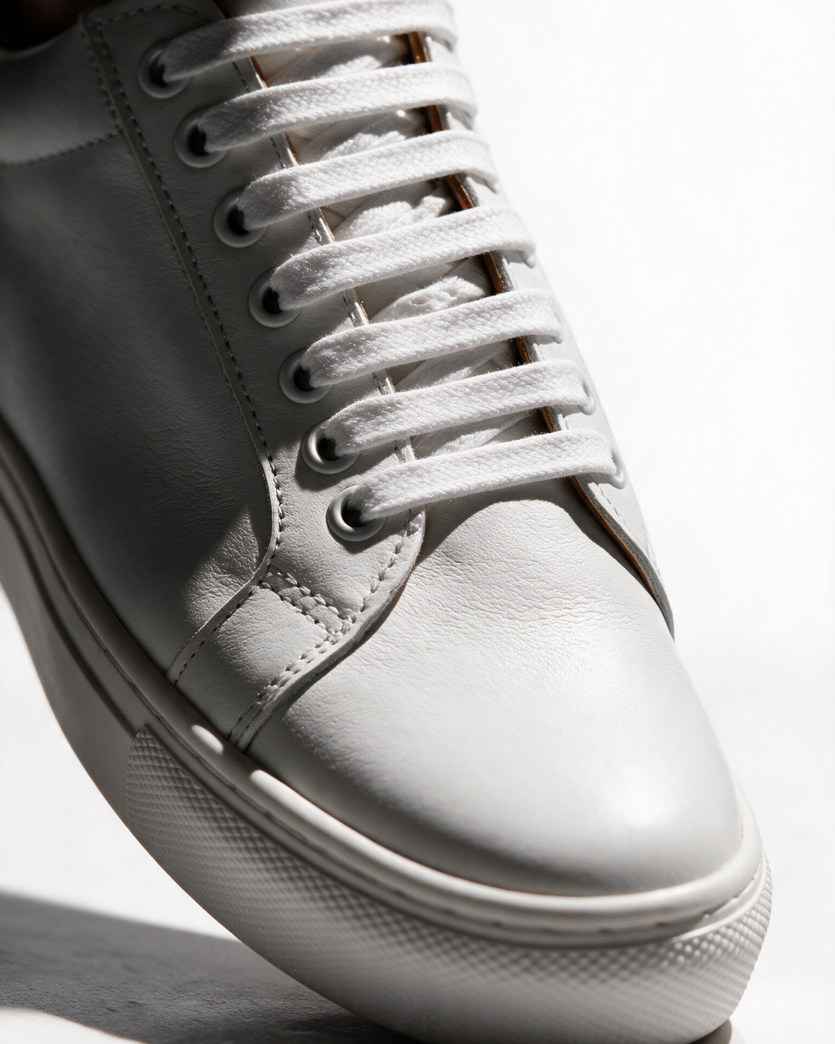 Sneakers Donna in Pelle - Bianco - Arconero