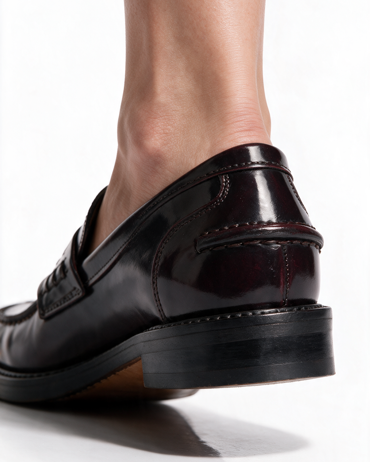Mocassini Donna in Pelle - Bordeaux - Arconero