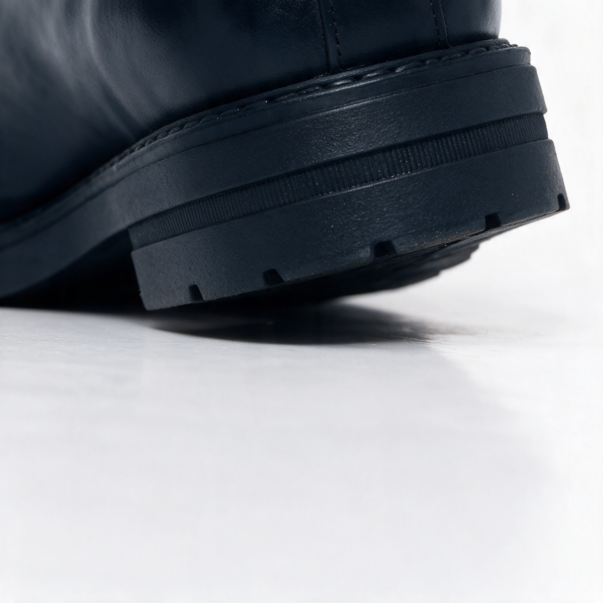 Stringate Derby in Pelle - Blu - Arconero