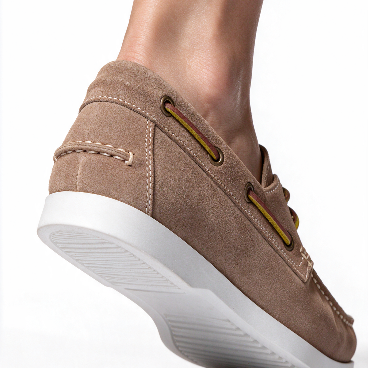 Mocassini Barca Donna Camoscio - Taupe - Arconero