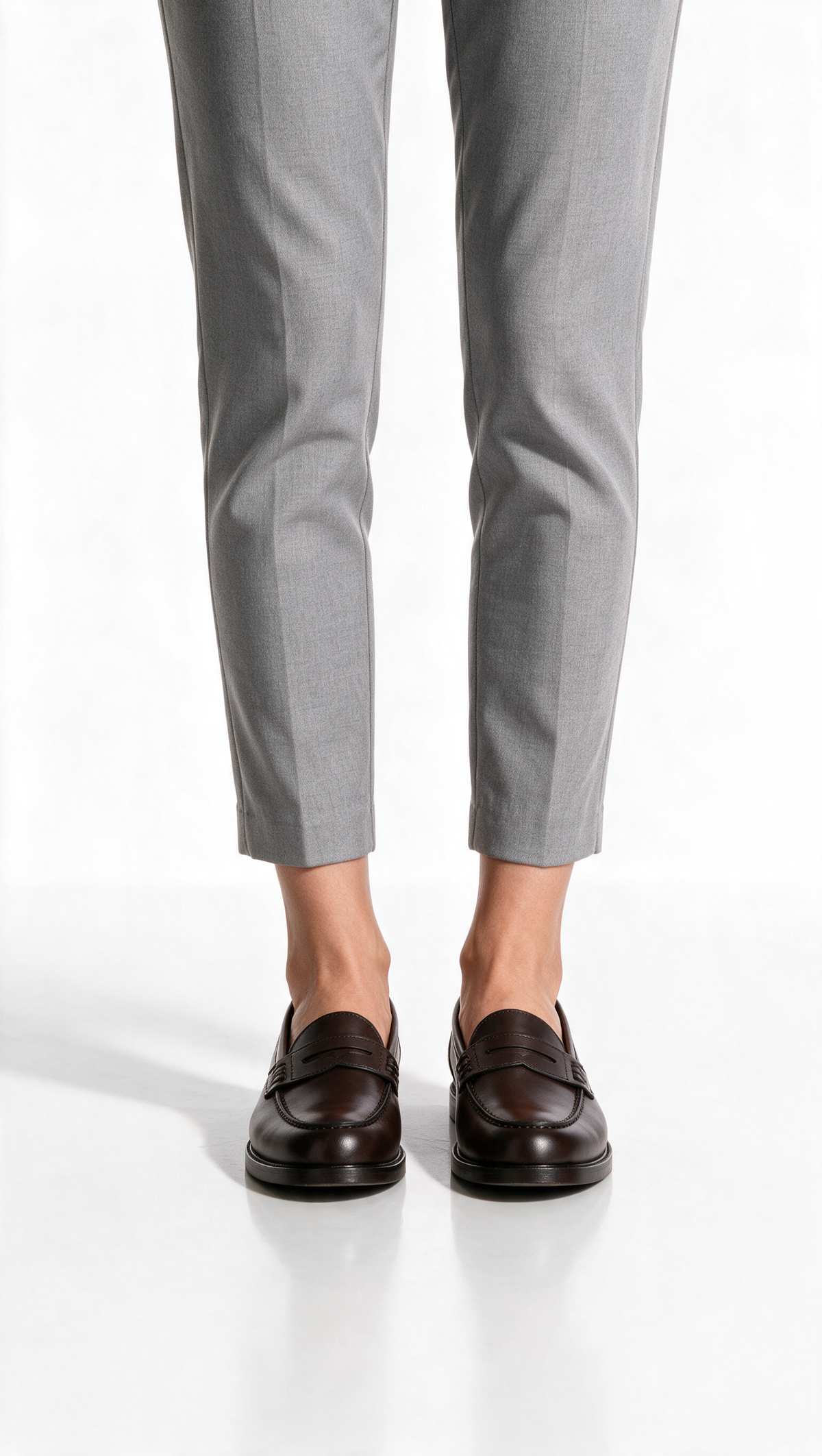 Mocassini Donna in Pelle - Testa di Moro - Arconero
