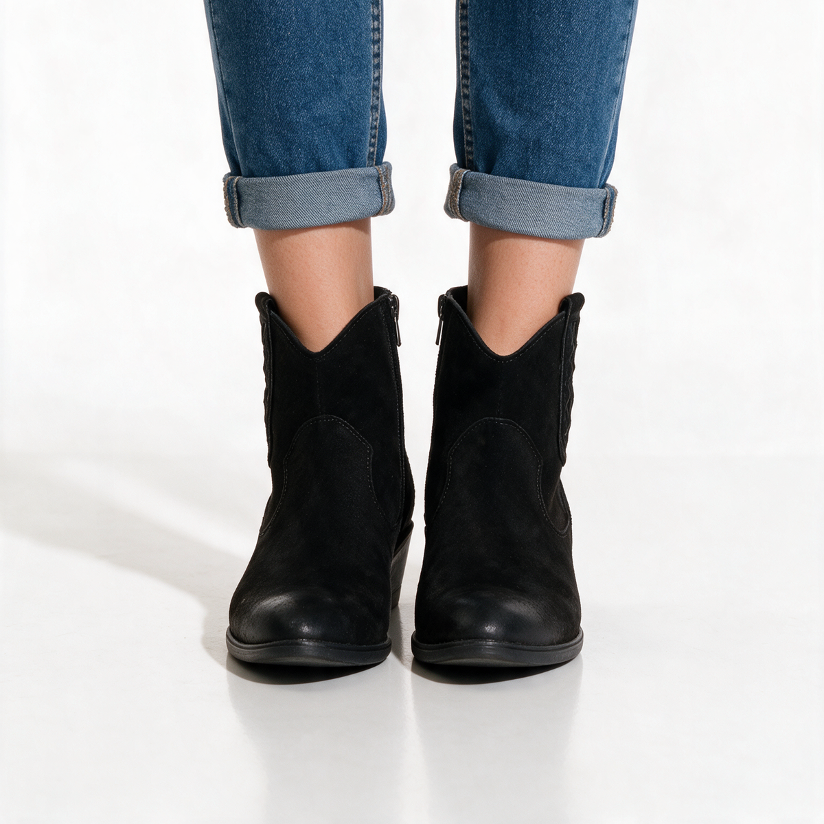 Stivaletti Donna Texani - Nero - Arconero