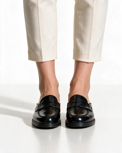 Mocassino Sabò Bendina in pelle nero - Donna - Arconero