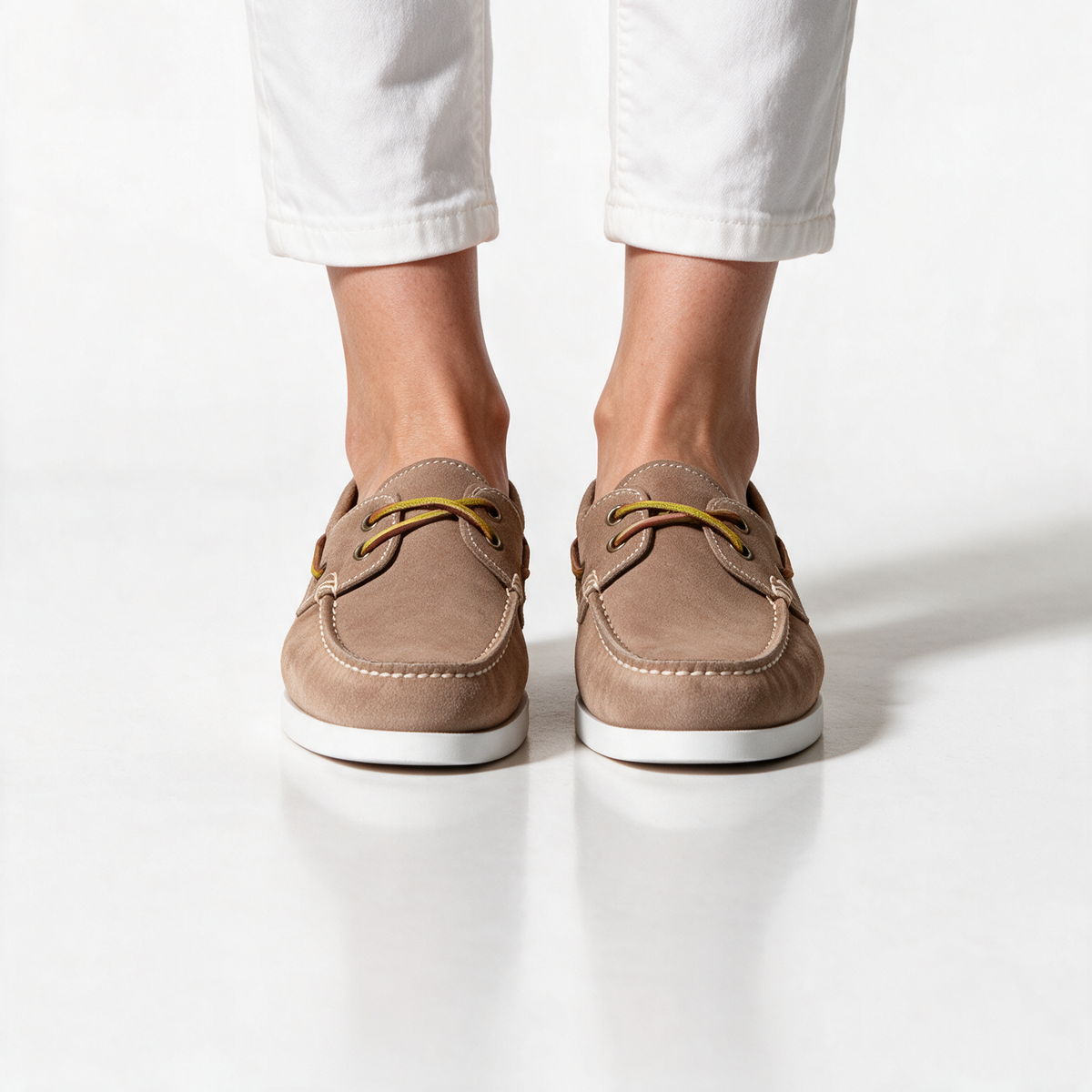 Mocassini Barca Donna Camoscio - Taupe - Arconero