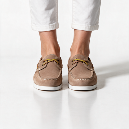 Mocassini Barca Donna Camoscio - Taupe - Arconero