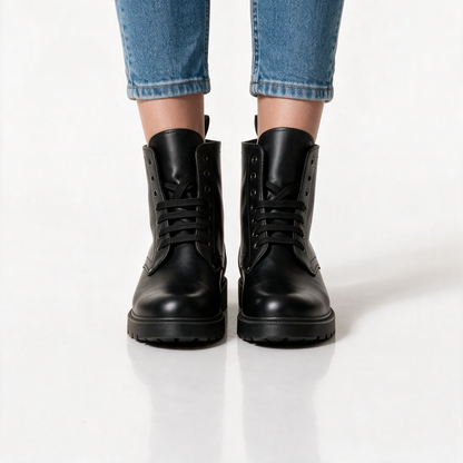 Stivaletti Donna in Pelle - Nera - Arconero