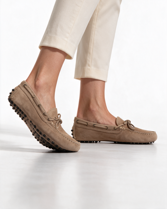 Laccetti Donna in camoscio - Taupe - Arconero