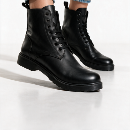Stivaletti Donna in Pelle - Nera - Arconero