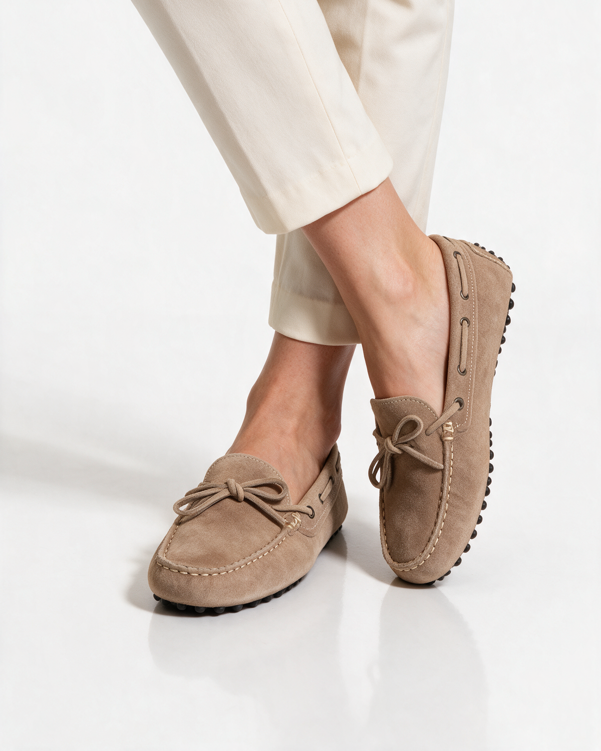 Laccetti Donna in camoscio - Taupe - Arconero