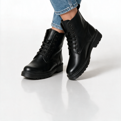 Stivaletti Donna in Pelle - Nera - Arconero