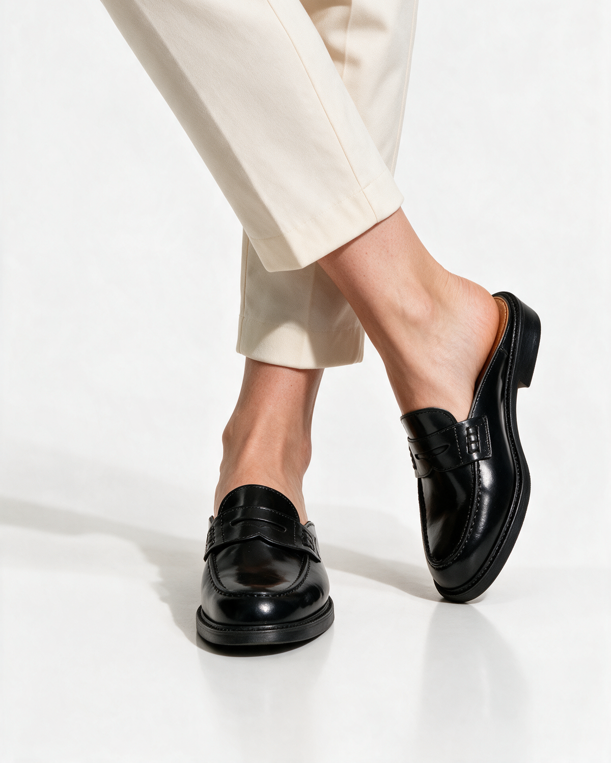 Mocassino Sabò Bendina in pelle nero - Donna - Arconero