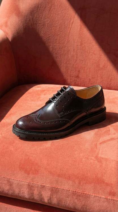 Francesina Donna in Pelle - Bordeaux - Arconero