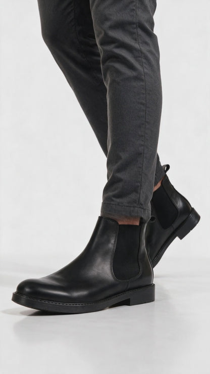 Stivaletti Beatles in Pelle - Nero - Arconero lookbook
