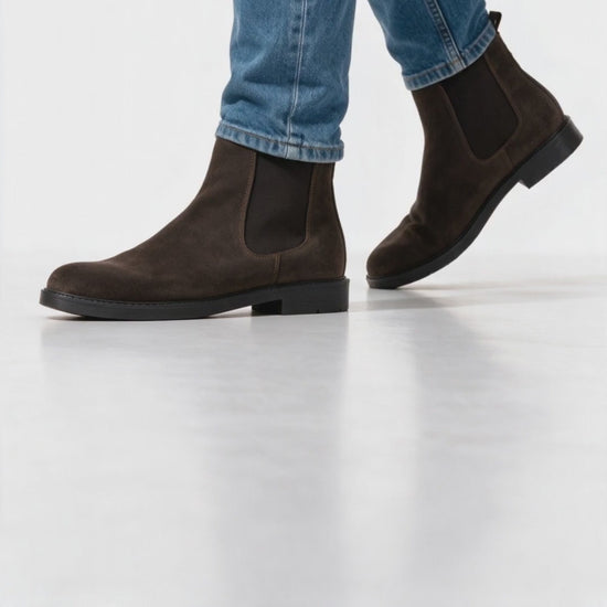 Stivaletti Beatles in Camoscio - Testa di Moro - Arconero lookbook